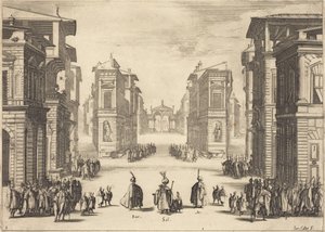Solimano, 1. jednání od Jacques Callot
