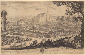 Jarmark v Imprunetě od Jacques Callot