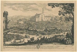 Jarmark v Imprunetě [florentská verze] od Jacques Callot