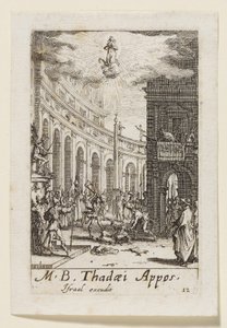 Juda apoštol (Thadaei Appos.) od Jacques Callot