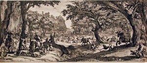 Velký lov od Jacques Callot