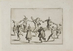 La Ronde (Kruhový tanec) z Capricií od Jacques Callot