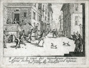Život marnotratného syna ... (rytina) od Jacques Callot