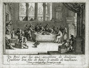 Život marnotratného syna ... (rytina) od Jacques Callot