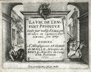 Život marnotratného syna ... (rytina) od Jacques Callot