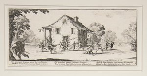 The Marauder, deska 4 ze série The Great Miseries of War od Jacques Callot
