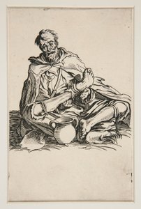 Malingreux - č. 13 v Les Gueux od Jacques Callot