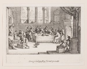 The Division of Goods (The Contribution of the Fortune), ze série La Vie de l od Jacques Callot