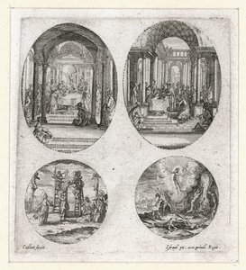Zázraky umučení ... (rytina) od Jacques Callot