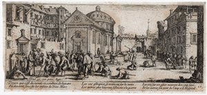 Bída a neštěstí války ... (rytina) od Jacques Callot