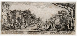 Bída a neštěstí války ... (rytina) od Jacques Callot