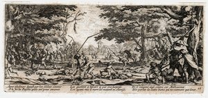 Bída a neštěstí války ... (rytina) od Jacques Callot