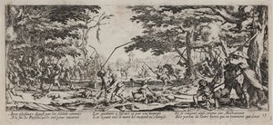 Válečná bída a neštěstí (blad 17) od Jacques Callot