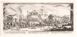 Válečná bída a neštěstí (blad 7) od Jacques Callot
