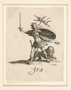 Sedm smrtelných hříchů: La Colere (Hněv) od Jacques Callot