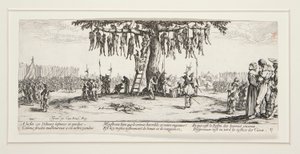 Velká válečná bída: N. 11 - Oběšení od Jacques Callot