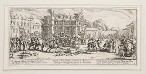 The Great Miseries of War: No. 6 - Devastation of od Jacques Callot
