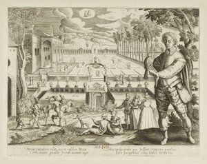 Měsíce 5, květen od Jacques Callot