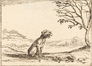 Lvice truchlí nad svým mládětem od Jacques Callot