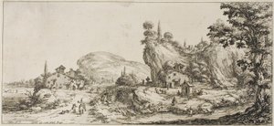 Načítání zboží z různých scén navržených ve Florencii od Jacques Callot