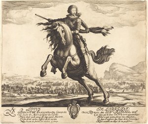 Ludvík Lotrinský, princ z Phalsbourgu od Jacques Callot