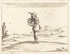 Muž myje perlu od Jacques Callot