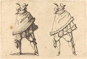 Muž zabalený do svého pláště od Jacques Callot