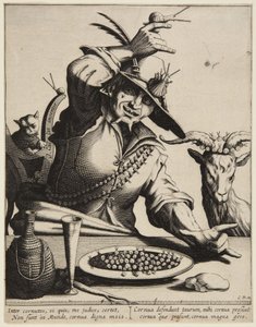Muž se šneky od Jacques Callot