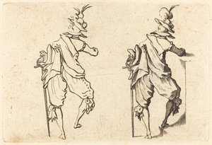 Muž s mečem od Jacques Callot
