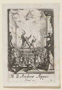 Mučednictví svatého apoštola Ondřeje (Mučednictví blahoslaveného apoštola Ondřeje) od Jacques Callot