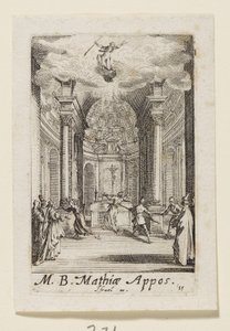 Apoštol Matouš (Mathiae Appos.) od Jacques Callot