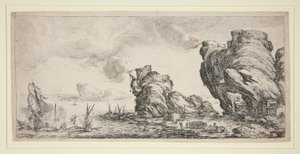 Námořní bitva od Jacques Callot