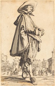 Ušlechtilý muž se sepjatýma rukama od Jacques Callot
