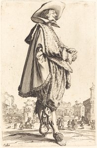 Ušlechtilý muž se sepjatýma rukama od Jacques Callot