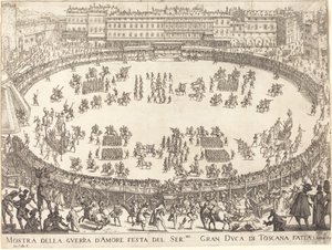 Průvod v amfiteátru od Jacques Callot
