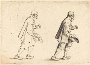 Sedlák s kloboukem v ruce od Jacques Callot
