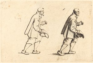 Sedlák s kloboukem v ruce, c. 1622. od Jacques Callot
