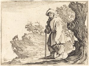 Sedlák s pytlem od Jacques Callot