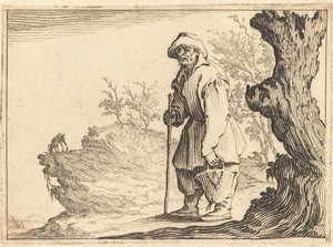 Sedlák s pytlem, c. 1617. od Jacques Callot