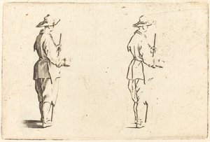Sedlák s pohárem od Jacques Callot