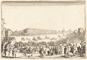 Piazza u Porta al Prato od Jacques Callot