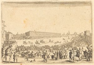 Piazza u Porta al Prato od Jacques Callot