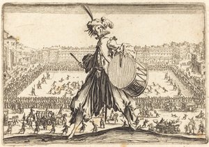 Piazza At Porta al Prato, c. 1622. od Jacques Callot
