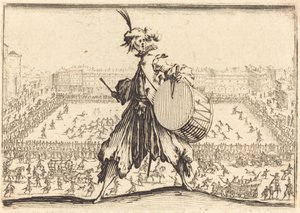 Piazza Santa Croce, Florencie, c. 1617. od Jacques Callot