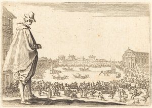 Piazza Santa Maria Novella, Florencie, c. 1622. od Jacques Callot