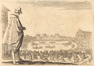 Piazza Santa Maria Novella, Florencie, c. 1622. od Jacques Callot