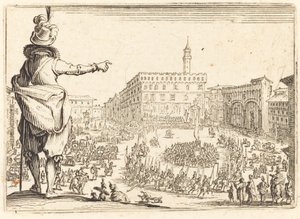Piazza della Signoria, Florencie, c. 1622. od Jacques Callot