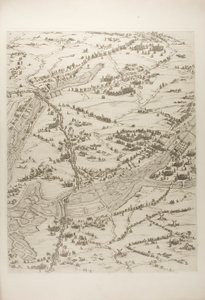 Třetí deska z Obležení La Rochelle od Jacques Callot