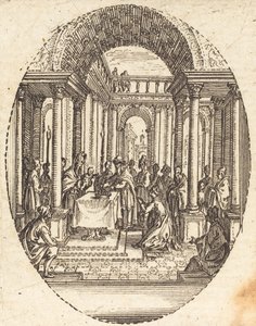 Prezentace v chrámu, c. 1631. od Jacques Callot