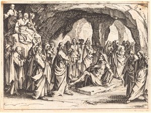 Vzkříšení Lazara od Jacques Callot